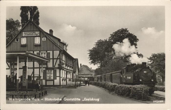 Eselskrug Wernigerode - historische Ansicht